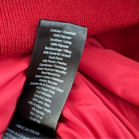 Mackage Romane Down and Fur Cherry Jacket - Picture 8 of 9